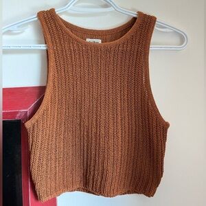 Rhythm Rust Knit Top
